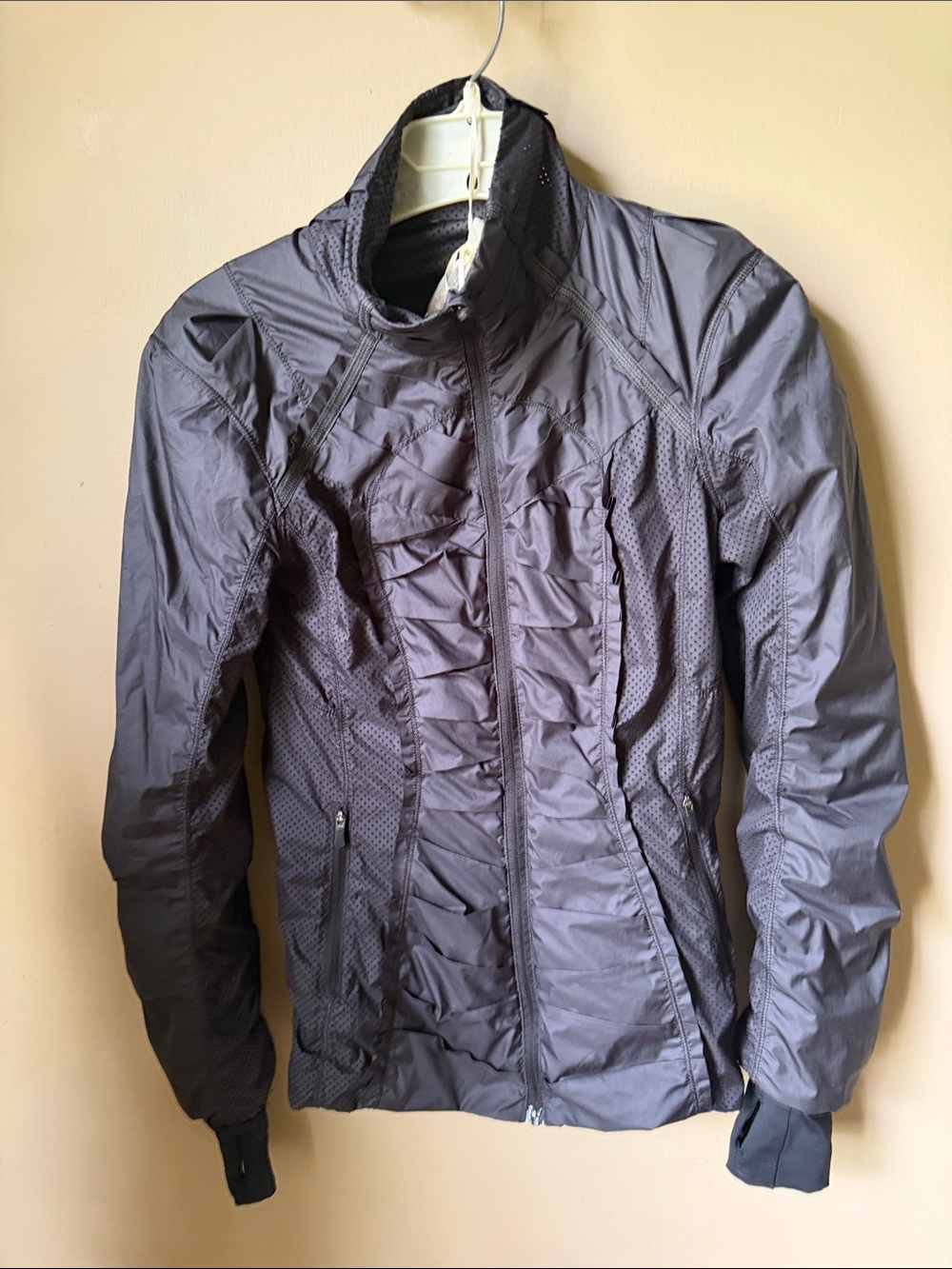 lululemon athletica Perforated Quilted Zip Jacket - Gray